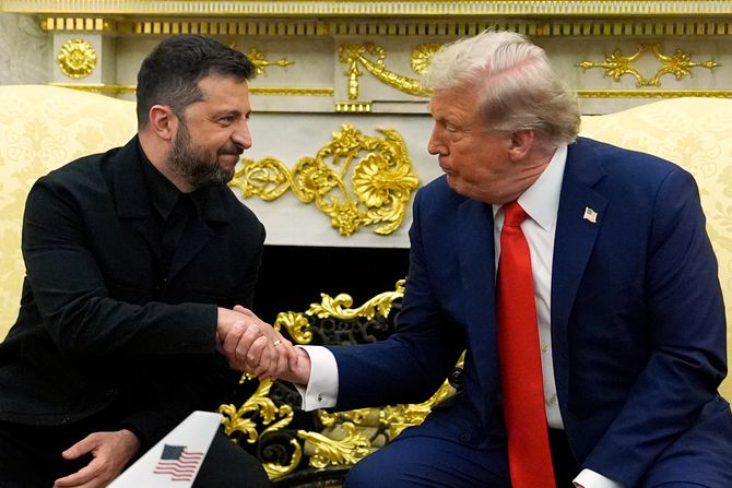 Volodimir Zelenski i Donald Tramp
