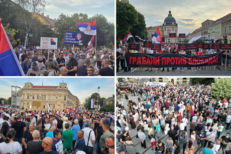 Srbija, skup protiv blokada Srbija, skup protiv blokada