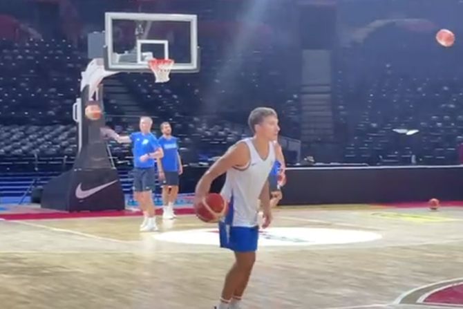 Trening košarkaška reprezentacija Srbije