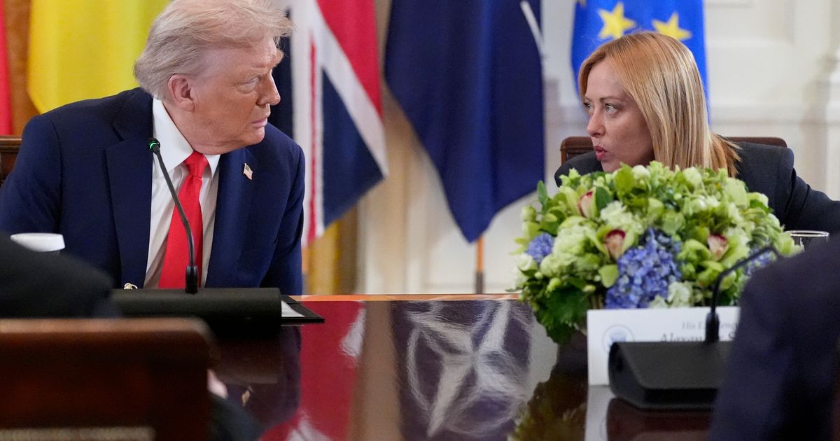 Трамп утверждает, что Мелони умоляла его о фото, получила ответ: «Я поражена»