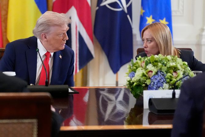 Đorđa Meloni i Donald Tramp