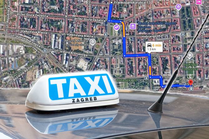 zagreb, taxi