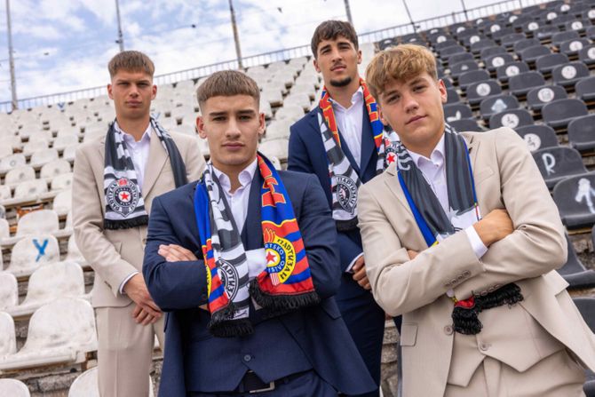 Stefan Petrović, Milan Roman, Dušan Radović i Tarik Banjić