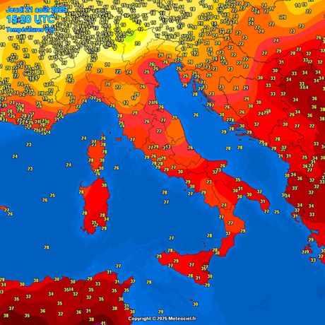 Trenutne temperature vazduha Trenutne temperature vazduha