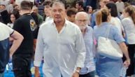 Miško Ražnatović stigao na utakmicu Srbija - Slovenija u Areni