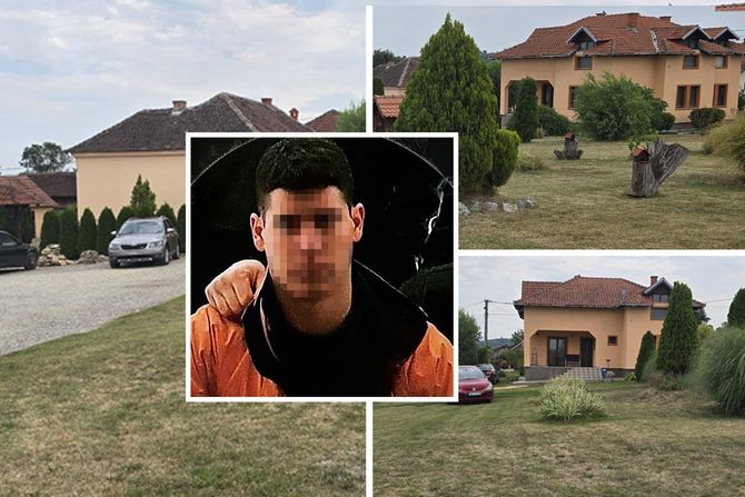 Mionica, napad na policajca, Aleksa Tešanović, Kuća gde živi osumnjičeni za napad na policajca