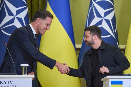 Mark Rute i Volodimir Zelenski