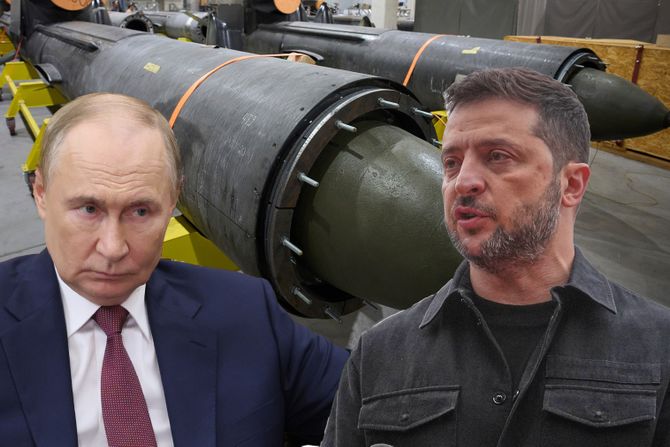 Putin, Zelenski Raketa
