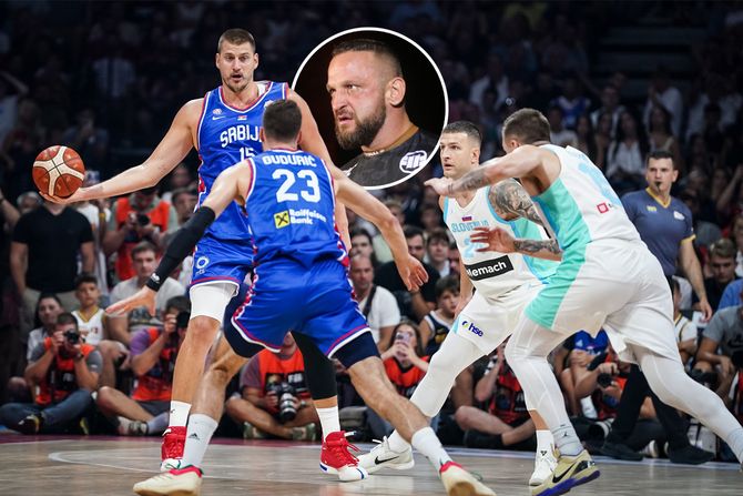 Košarka Srbija Slovenija i Miran Fabjan Košarka Srbija Slovenija i Miran Fabjan