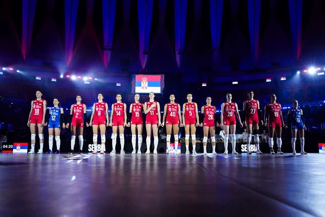 Odbojka Srbija - Ukrajina žene