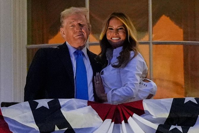 Melanija Tramp i Donald Tramp Melanija Tramp i Donald Tramp