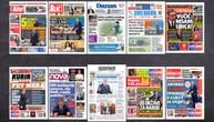 NASLOVNE STRANE SUTRAŠNJIH NOVINA: Prelistavanje štampe za ponedeljak, 25. avgust 2025. godine