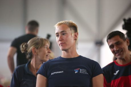 Konferencija, Ispraćaj atletičara u Japan na svetsko prvenstvo Konferencija, Ispraćaj atletičara u Japan na svetsko prvenstvo