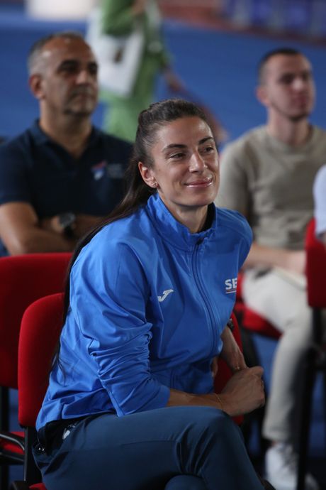 Konferencija, Ispraćaj atletičara u Japan na svetsko prvenstvo Konferencija, Ispraćaj atletičara u Japan na svetsko prvenstvo