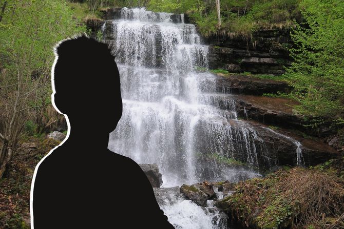 Stradao dečak, Vodopad Tupavica