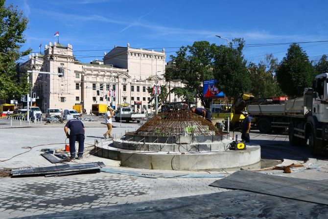 Radovi u centru grada