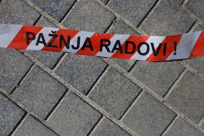 Radovi u centru grada