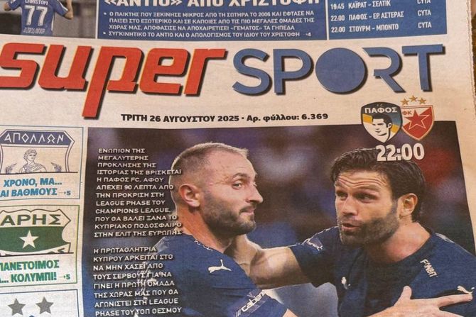 Kiparski mediji pred meč sa Zvezdom