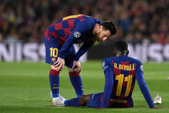 Lionel Mesi i Usman Dembele