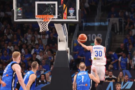 Aleksa Avramović, Srbija - Estonija, Eurobasket 2025 Riga, košarka, košarkaši Srbije Aleksa Avramović, Srbija - Estonija, Eurobasket 2025 Riga, košarka, košarkaši Srbije
