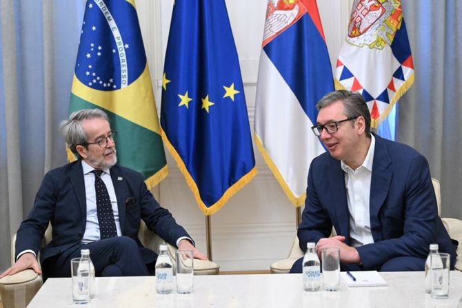 Aleksandar Vučić i Žoze Maura Aleksandar Vučić i Žoze Maura