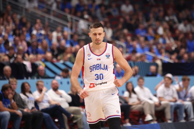 Aleksa Avramović, Srbija - Estonija, Eurobasket 2025 Riga, košarka, košarkaši Srbije Aleksa Avramović, Srbija - Estonija, Eurobasket 2025 Riga, košarka, košarkaši Srbije