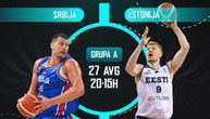 Srbija - Estonija: Orlovi gaze rivala već posle prve četvrtine
