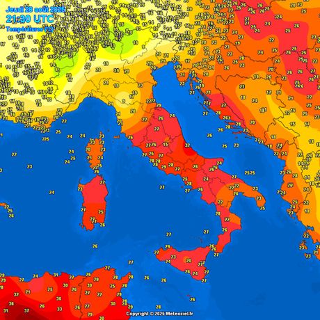 Trenutne temperature vazduha Trenutne temperature vazduha