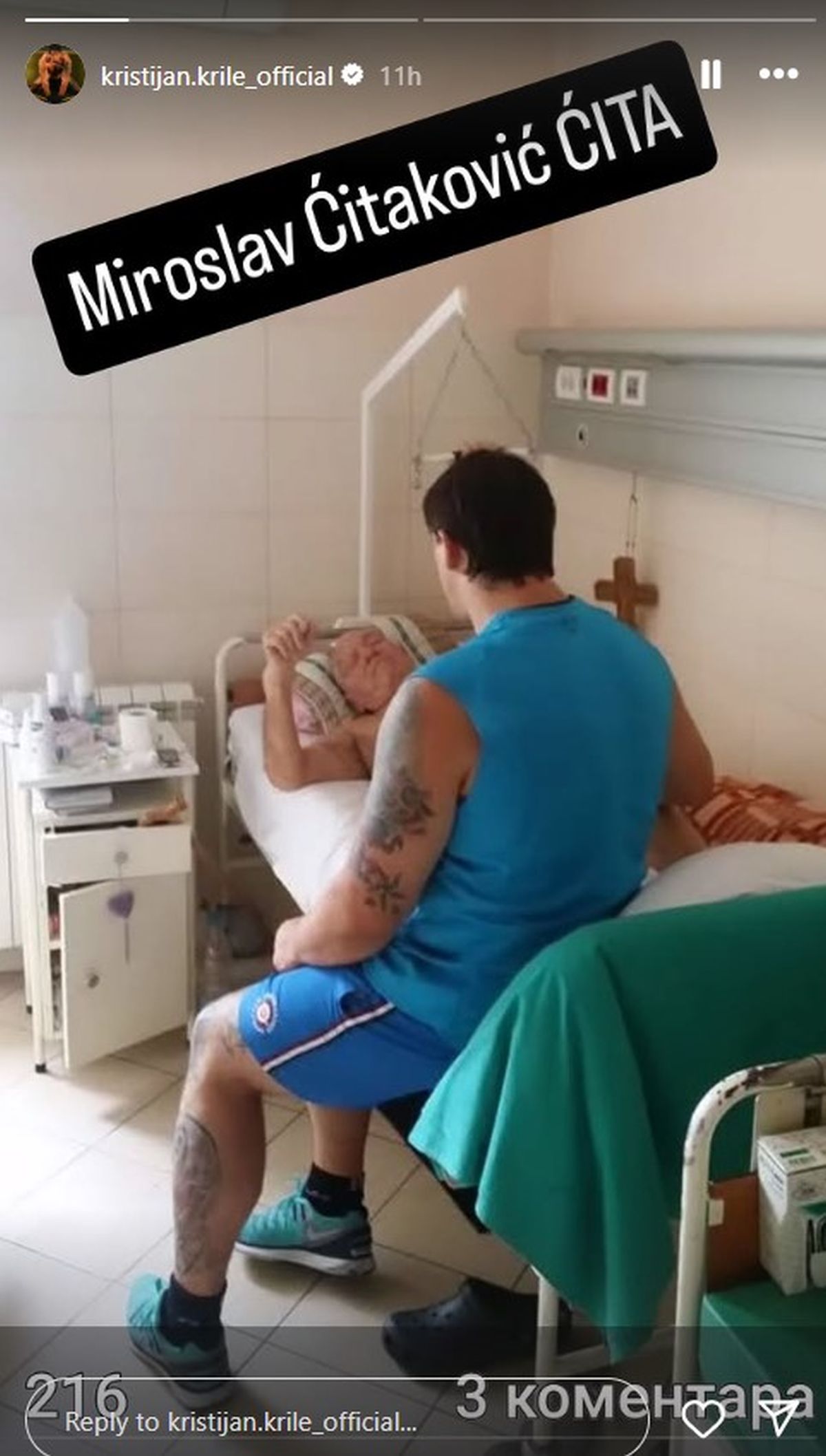 Objavio sliku iz bolnice, pred njegovu smrt: Kristijan slomljen, rastužio sve objavom pred ulazak u Elitu