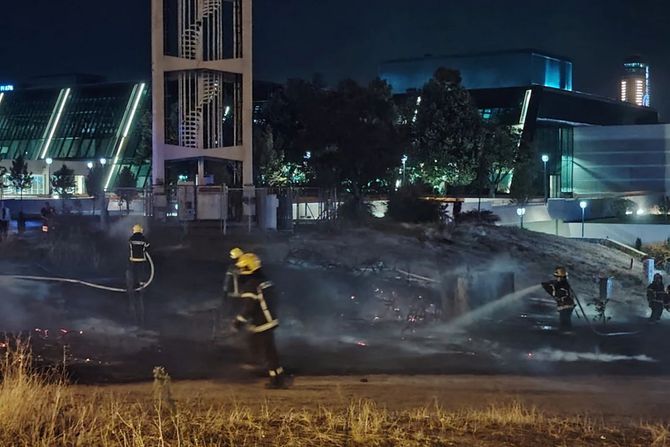 Požar Sava centar Požar Sava centar