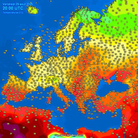 Trenutne temperature vazduha Trenutne temperature vazduha