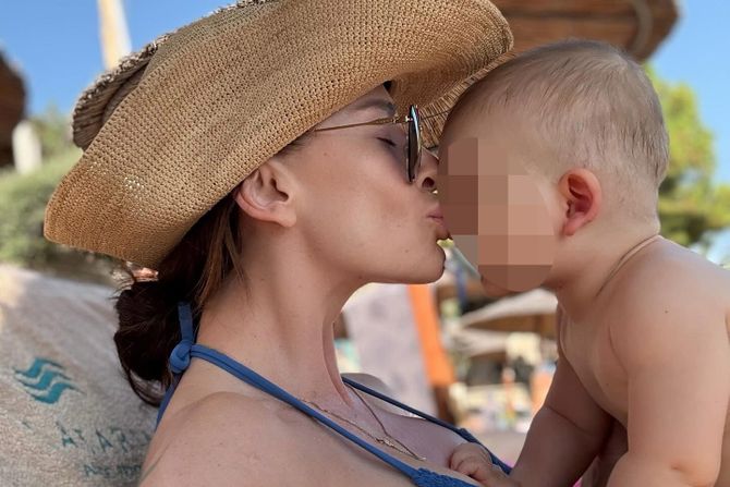 Katarina Živković sa sinom