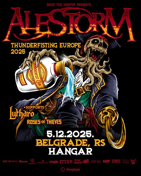 Alestorm, koncert, Hangar Alestorm, koncert, Hangar