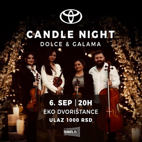 Candle night, Noć sveća, Eko dvorištance Candle night, Noć sveća, Eko dvorištance