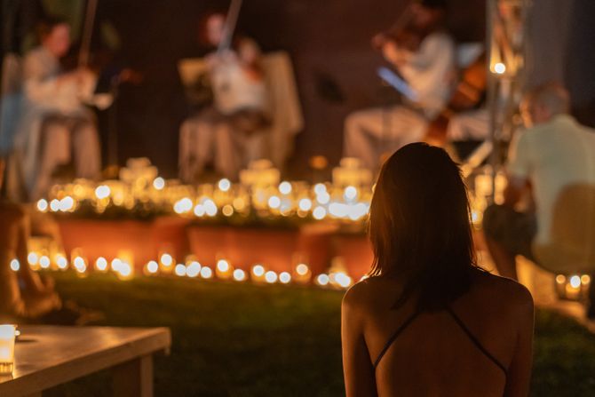 Candle night, Noć sveća, Eko dvorištance