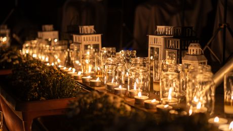 Candle night, Noć sveća, Eko dvorištance