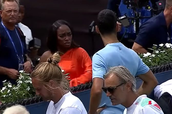 Sloun Stivens i Novak Đoković
