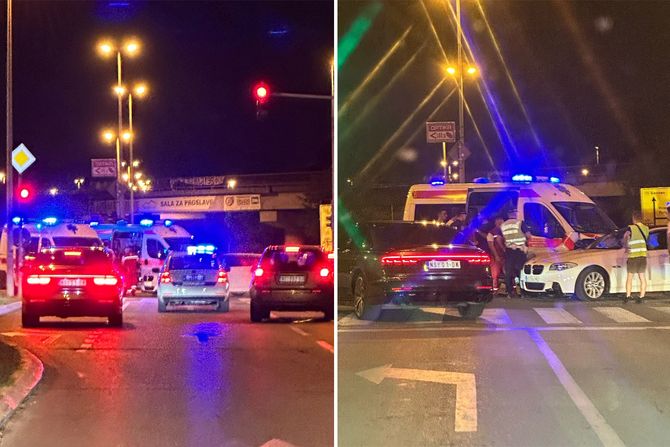 Sudar vozila hitne pomoći i automobila, Sremska Kamenica