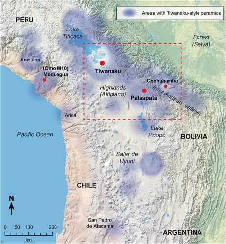 Tivanaku, Bolivija Tivanaku, Bolivija