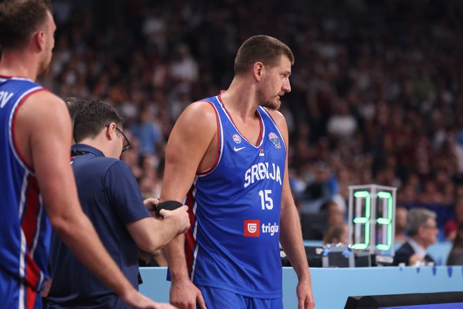 Nikola Jokić povreda, Srbija - Letonija , Eurobasket 2025, košarka