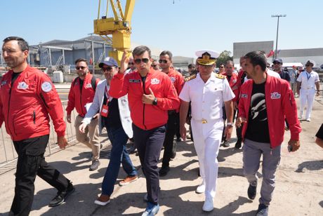 Kontra-admiral Hakinči sa Halukom Bajraktarom Kontra-admiral Hakinči sa Halukom Bajraktarom