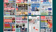 NASLOVNE STRANE SUTRAŠNJIH NOVINA: Prelistavanje štampe za ponedeljak, 1. septembar 2025. godine