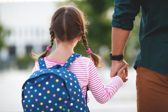 Prvi školski dan prvaci polazak u školu dete devojčica Prvi školski dan prvaci polazak u školu dete devojčica