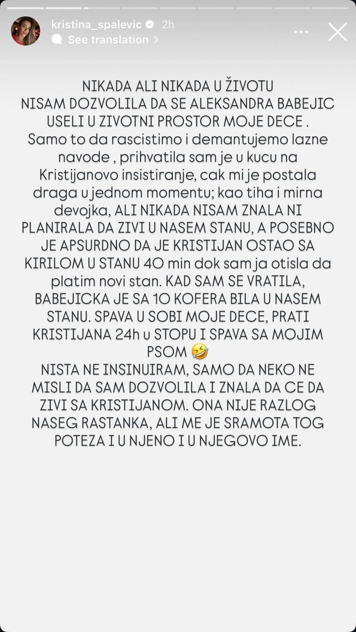 Uselila se u njen stan, pa počela da preti?! Kristina otkrila nove šok detalje o rijaliti učesnici: "Prati ga"