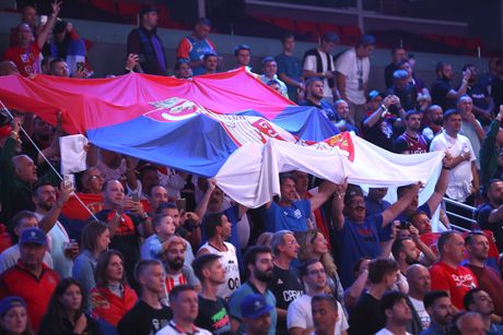 Zastava navijači Srbije Eurobasket 2025 Zastava navijači Srbije Eurobasket 2025