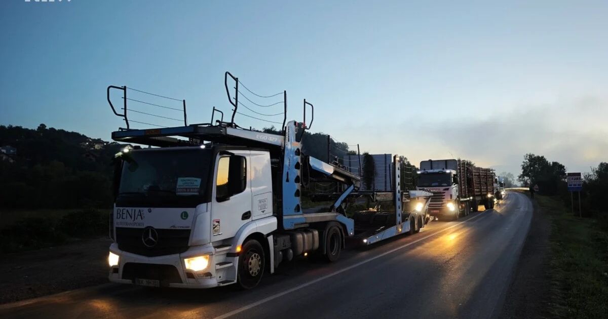 Prevoznici iz Srbije i BiH nastavljaju blokade: Traže hitan sastanak sa premijerima R. Srpske i Federacije
