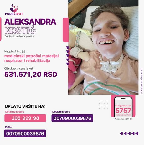 Aleksandra Krstić Podrži Život Aleksandra Krstić Podrži Život
