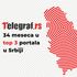 Telegraf 34 meseca zaredom među top 3 najčitanija portala u Srbiji!