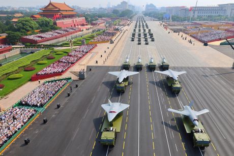 Kina Peking parada