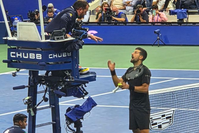 Novak Đoković - Tejlor Fric, US Open Novak Đoković - Tejlor Fric, US Open